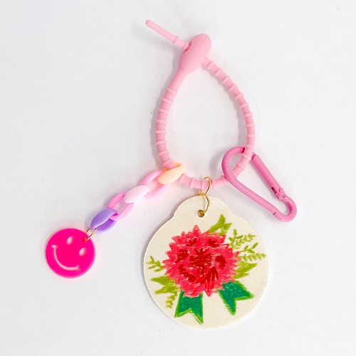 내가그리는 카네이션꽃키링 가방고리만들기