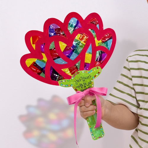 대왕 카네이션썬캐쳐 만들기