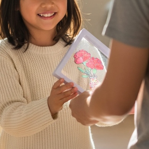 그리는썬캐쳐 카네이션액자(2개구성) 카네이션도안세트