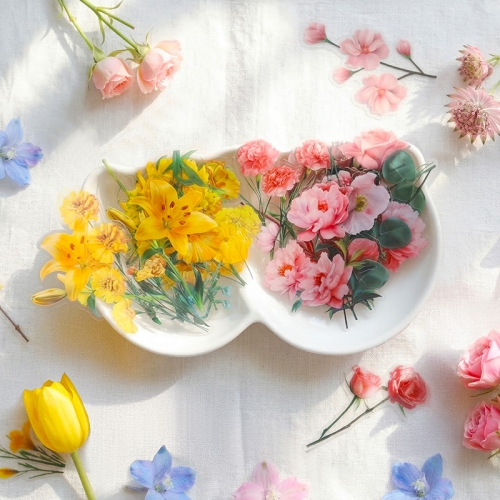 봄꽃 스티커 2종