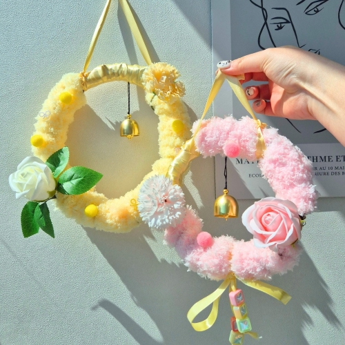 모루 봄꽃 리스 만들기 diy 키트