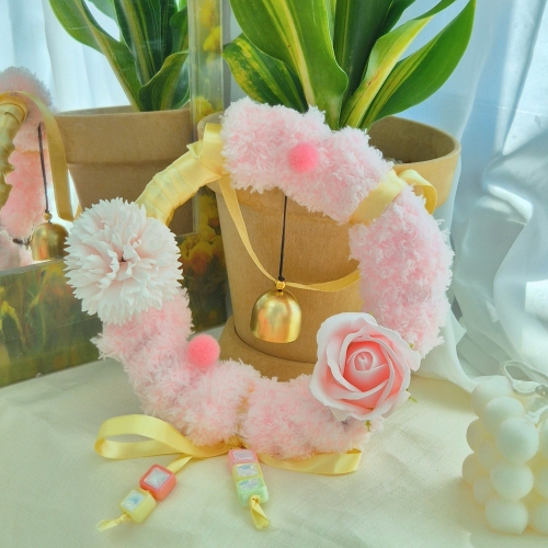 모루 봄꽃 리스 만들기 diy 키트