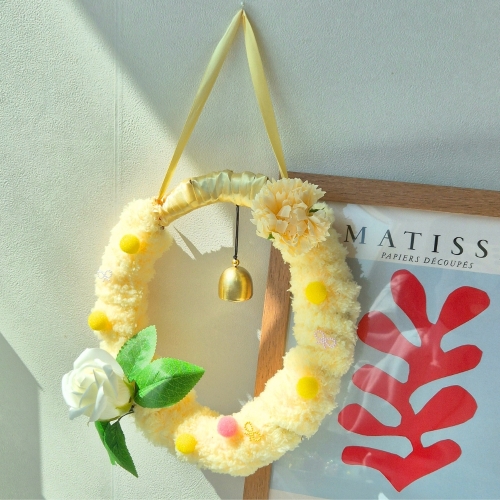 모루 봄꽃 리스 만들기 diy 키트