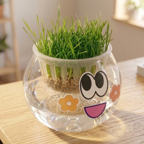 보리새싹 키우기 세트 식물 재배 현장학습  체험 키트 - 관찰일지 포함