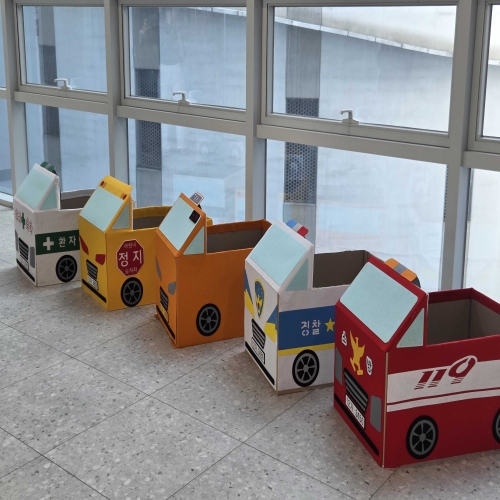 부릉부릉 박스 자동차 DIY