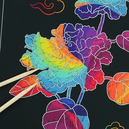 민화 스크래치 페이퍼