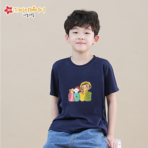 국산 시원한 쿨론 반팔 티셔츠 기능성 스포츠웨어 쿨티 러브 투게더