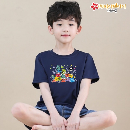 국산 시원한 쿨론 반팔 티셔츠 기능성 스포츠웨어 쿨티 와글와글 한글