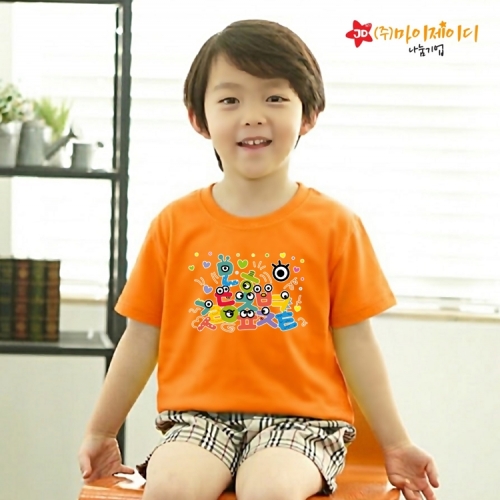 국산 시원한 쿨론 반팔 티셔츠 기능성 스포츠웨어 쿨티 와글와글 한글