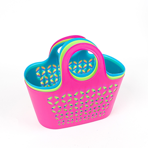 [캐스비]플레이 빅마켓바구니 연두, 분홍, 하늘(색상 선택 가능)