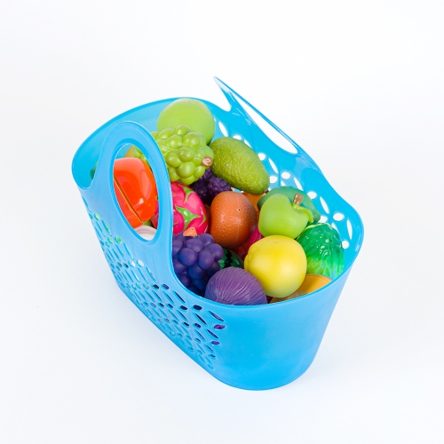 [캐스비]플레이 빅마켓바구니 연두, 분홍, 하늘(색상 선택 가능)