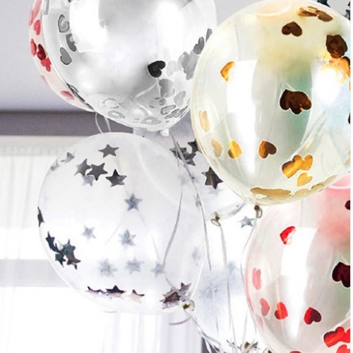 은박 컨페티 풍선 (원형)