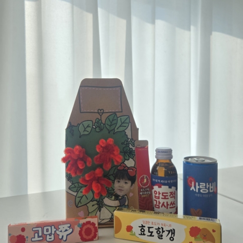 카네이션 꽃꽂이 선물상자 키트