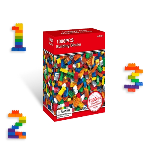 토이토 레고 호환 리필 블럭 1000pcs 블록 놀이 세트