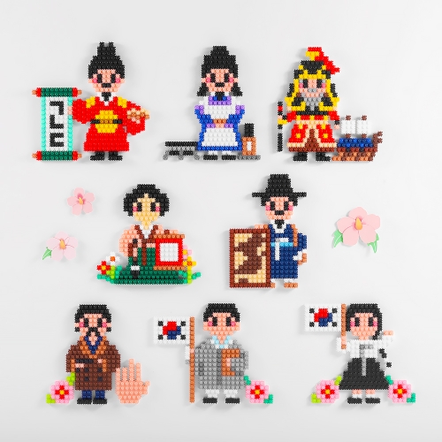 8mm 디폼블럭 우리나라 위인 만들기