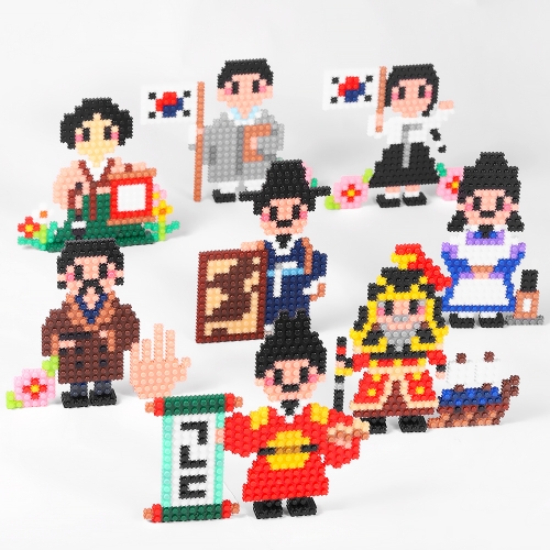 8mm 디폼블럭 우리나라 위인 만들기