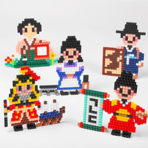 8mm 디폼블럭 우리나라 위인 만들기