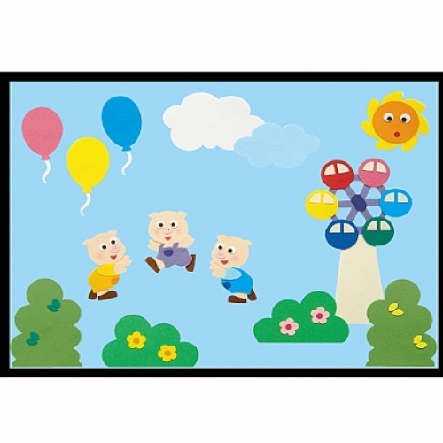 봄환경 꾸미기 - 놀이동산 (대)