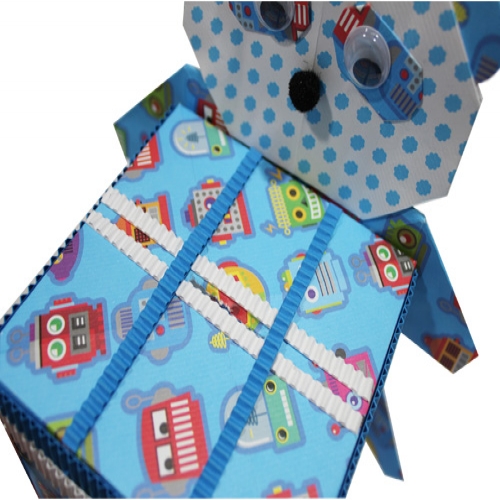 [감성쫑이] 도형접기를 이용한 팬더저금통