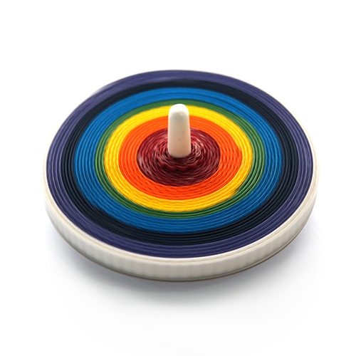 [감성쫑이] 골판지로 만드는 무지개 팽이