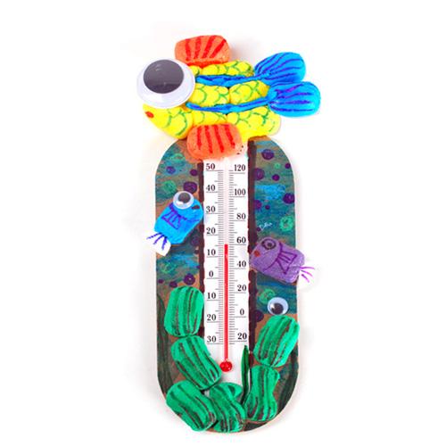 아트콘왕눈이물고기온도계